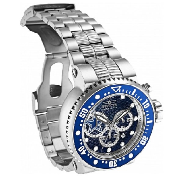 🏈🆕 INVICTA- NFL DALLAS COWBOYS CHRONGRAPH QUARTZ WATCH - MEN - Picture 2 of 4